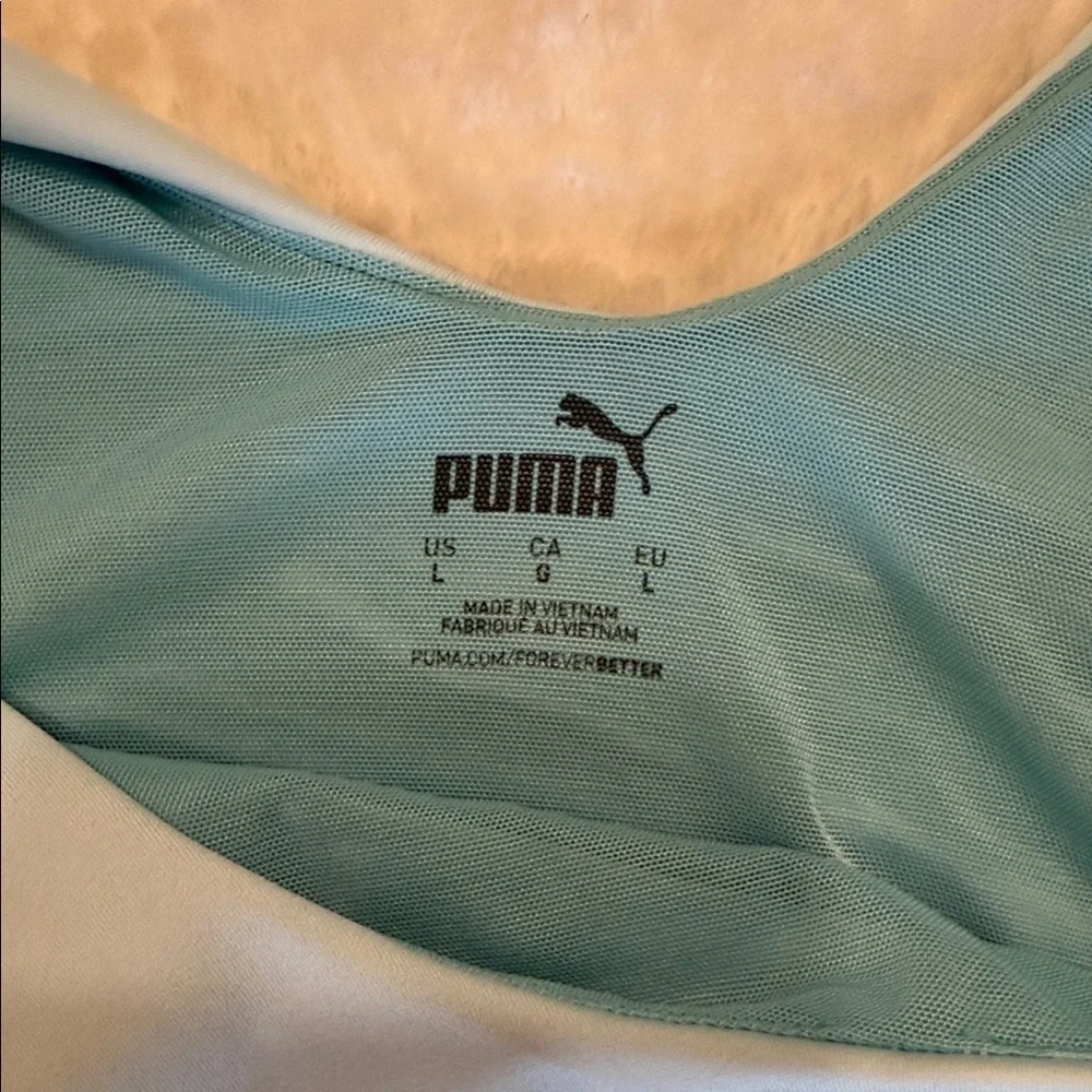 Puma Light Blue Active / SportsTank Top - Picture 2 of 6